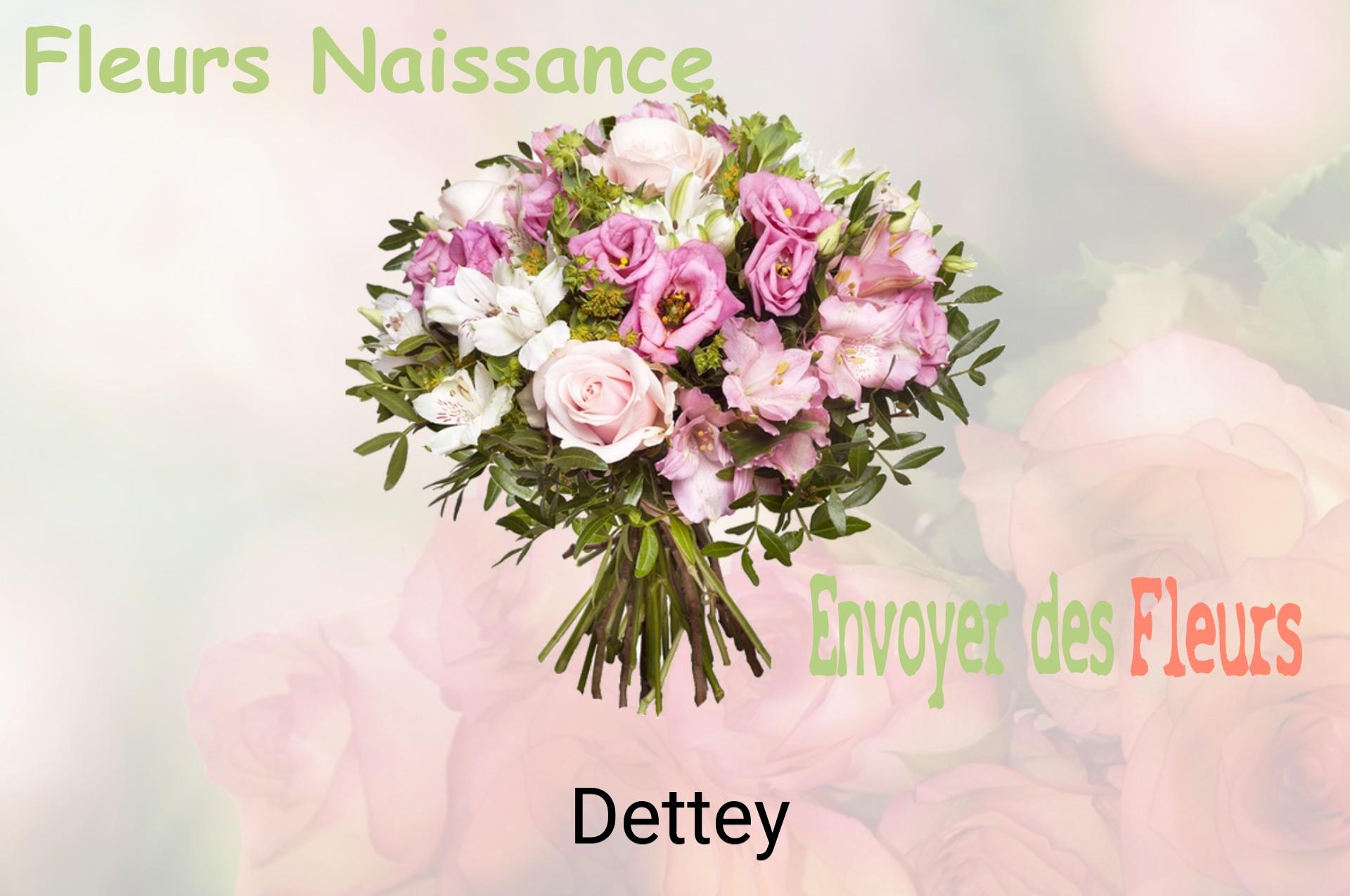 Bouquet de fleurs de naissance livré à Dettey